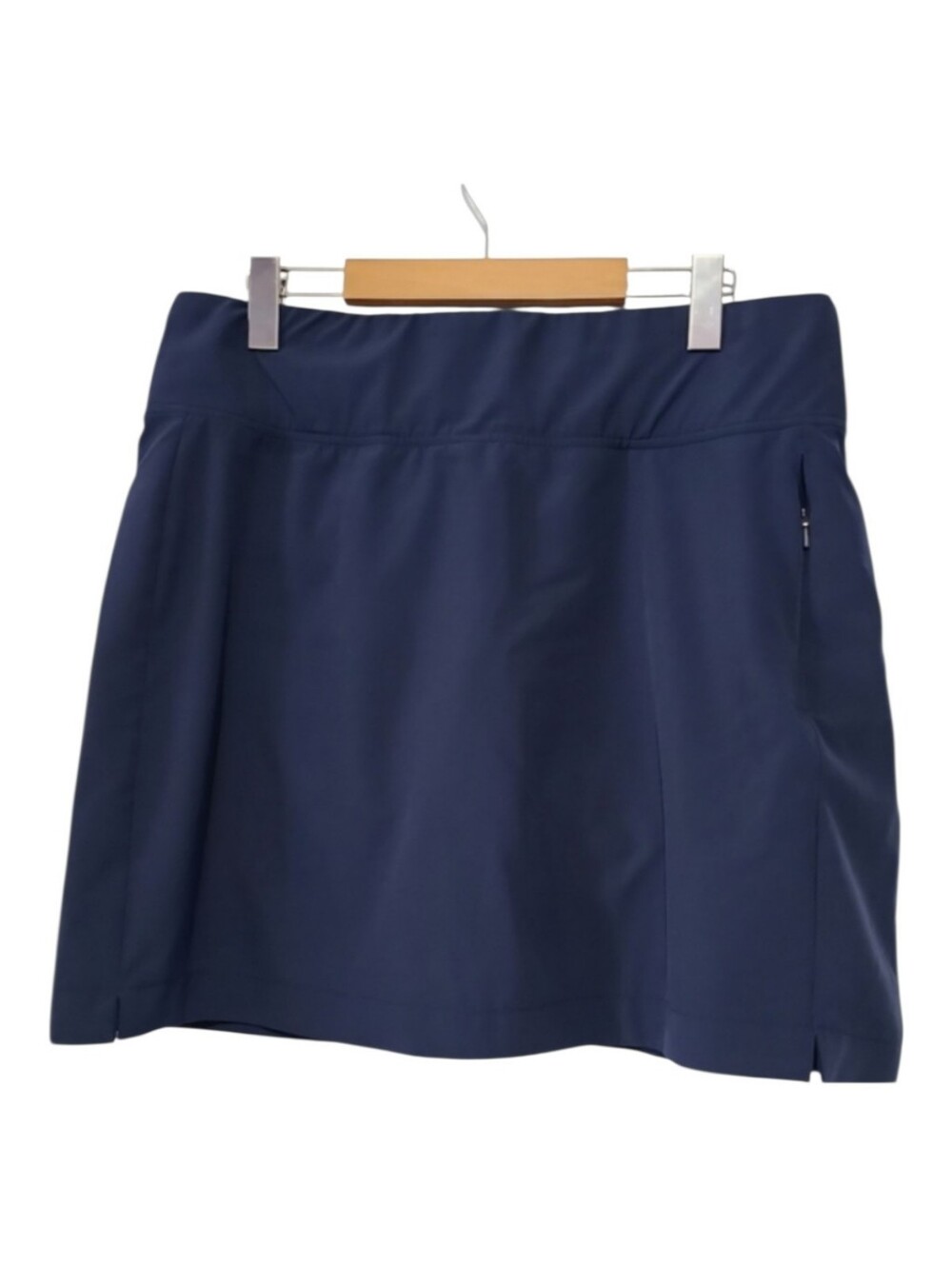Cloudveil Blue 4 Way Stretch Skort Sz L Pockets Neutral Tennis Pickleball Casual